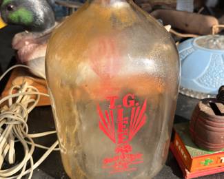 Vintage milk bottles