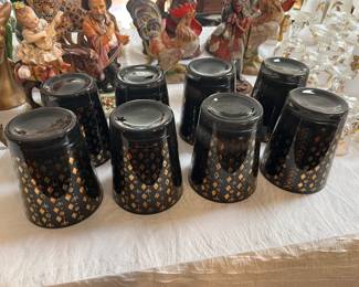 Signed George Briard Mid Century Modern glasses