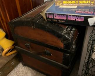 Antique captains trunk