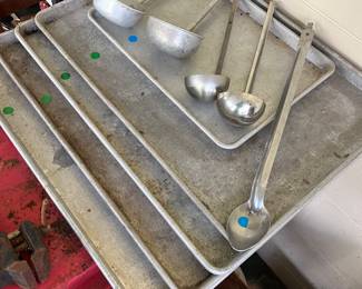 Large Aluminum baking trays