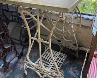 Singer sewing machine metal frames