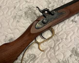 Springfield Hawken .50 Caliber black powder rifle, never used.