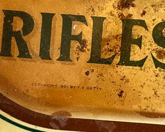 1901 Remington Rifles and Shotguns tray