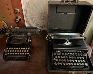 vintage typewriters