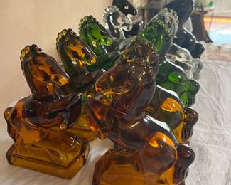 vintage L.E. Smith book ends