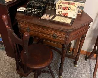 Rare Antique "radio desk"