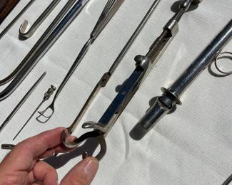 Antique 1880's - 1930's medical instruments