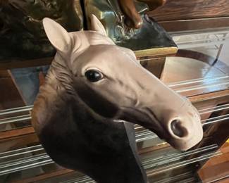 Many horse figurines