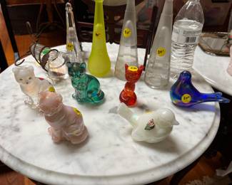 Fenton animal figurines
