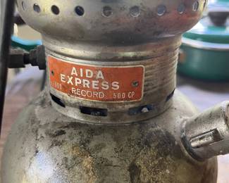 vintage AIDA Express lantern