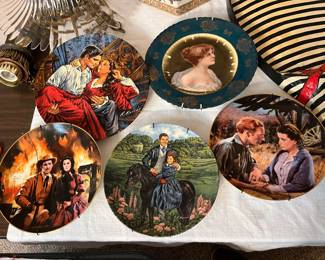 Gone wit the Wind collectible plates