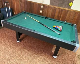 181 Drop Pocket Space Saver Pool Tablemin