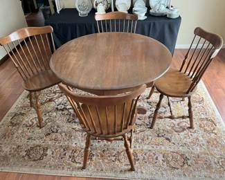 181 S. Bent Bros. Maple Dining Tablemin