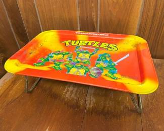 181 Vintage Mirage Studios Teenage Mutant Ninja Turtles TV Tray 1988min