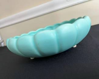 181 Weller Lotus Flower Vintage Pottery Bowlmin