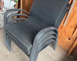 181 Nesting Mesh Patio Armchairs X4min