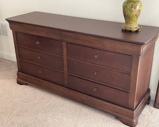 Long dresser with mirror 