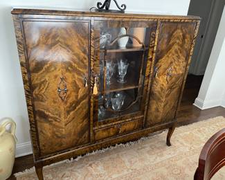 Amazing antique curio/china cabinet 