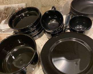 german black dishes