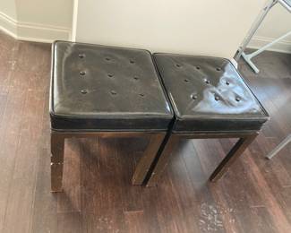 pair of leather seats