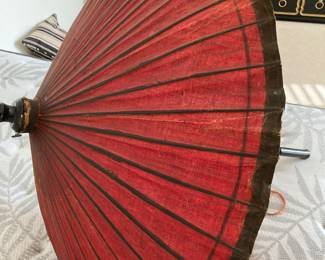 Antique paper parasol