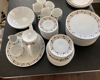 Rosenthal Mosaic pattern set of MCM china 12 settings 