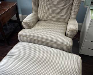 Flexsteel chair and ottoman