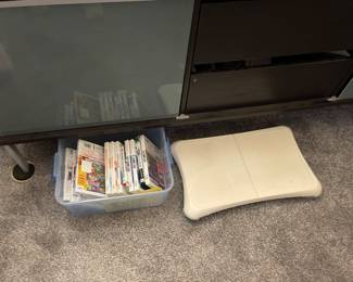 Wii systems, games and step.