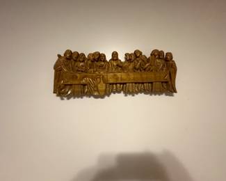 . . . love this hand-carved Last Supper