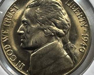 1940-D MS67FS FULL STEPS GEM JEFFERSON NICKEL