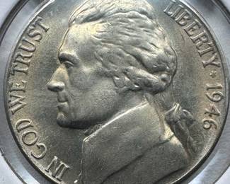 1946-S MS67 GEM MINT STATE JEFFERSON NICKEL