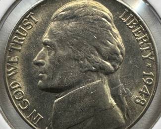 1948-S MS66FS FULL STEPS GEM JEFFERSON NICKEL