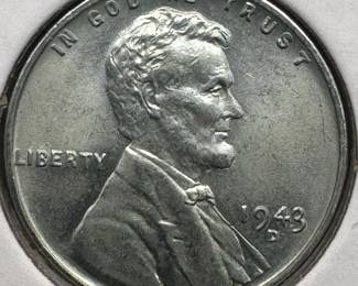 1943-D MS67 WORLD WAR II STEEL GEM WHEAT CENT