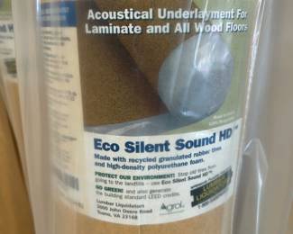 Underlayment for laminate and wood flooring.  We have a lot...