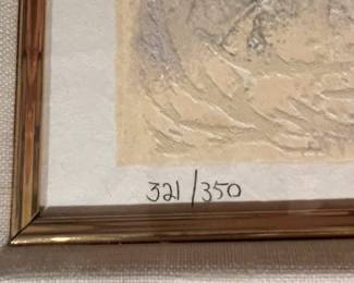 111. Signed Serigraph "Serenade Melody" by David Schluss 321/350 (46" x 31")