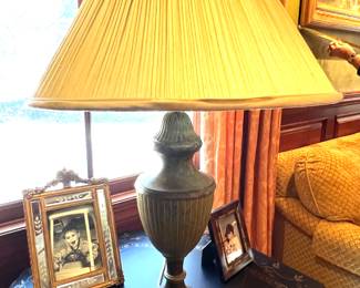 14. Metal Urn Table Lamp