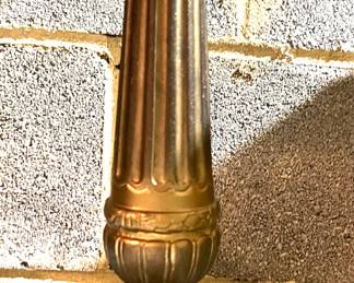 134. Pair of Metal Lamps w/ Stone Base (31"h)