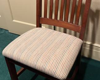 93. Mission Style Desk (52" x 28" x 30") w/ Hutch (49" x 12" x 40") and Chiar