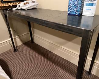 109. Metal Console Table (48" x 16" x 29")