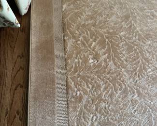 107. Custom Gold Rug (17" x 13")