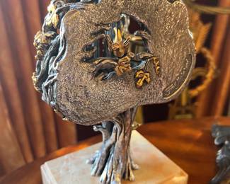 34. Tree of Life Candlestick Sculpture by Frank Meisler (5" x 10")