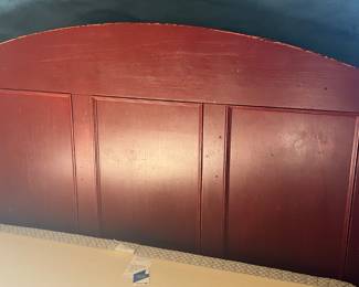 78. Painted Queen Bed (48"h)