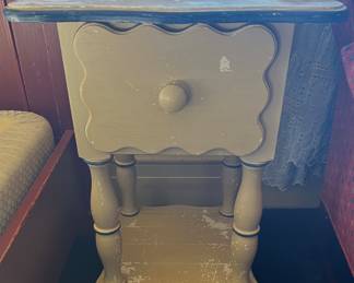 79. Painted Nightstand (19" x 18" x 27") (as is)