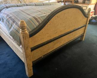 75. Painted Queen Bed (60"h)
