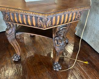 Antique carved table