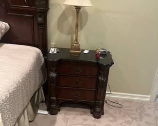 One of a pair of end table / night stand