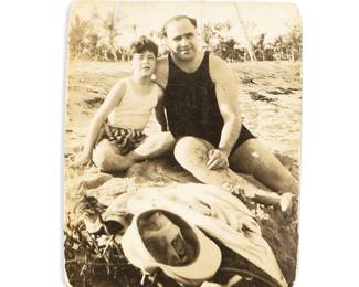 Vintage Silver Gelatin Photograph of Al and Sonny Capone