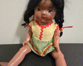 Vintage Native American Doll