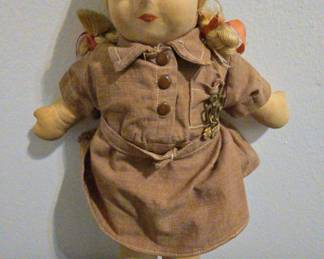 Vintage Girls Scout Brownie Doll