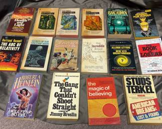 Vintage Paperbacks Isaac Asimov, Jody Scott, Bertrand Russell and others